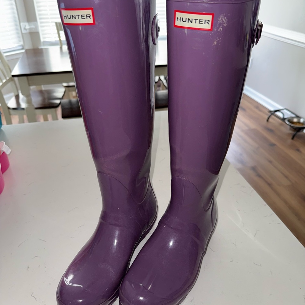 Hunter Purple Rain Boots